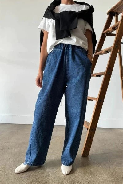 Le Bon Shoppe Arc Pants LONG | Blue Denim