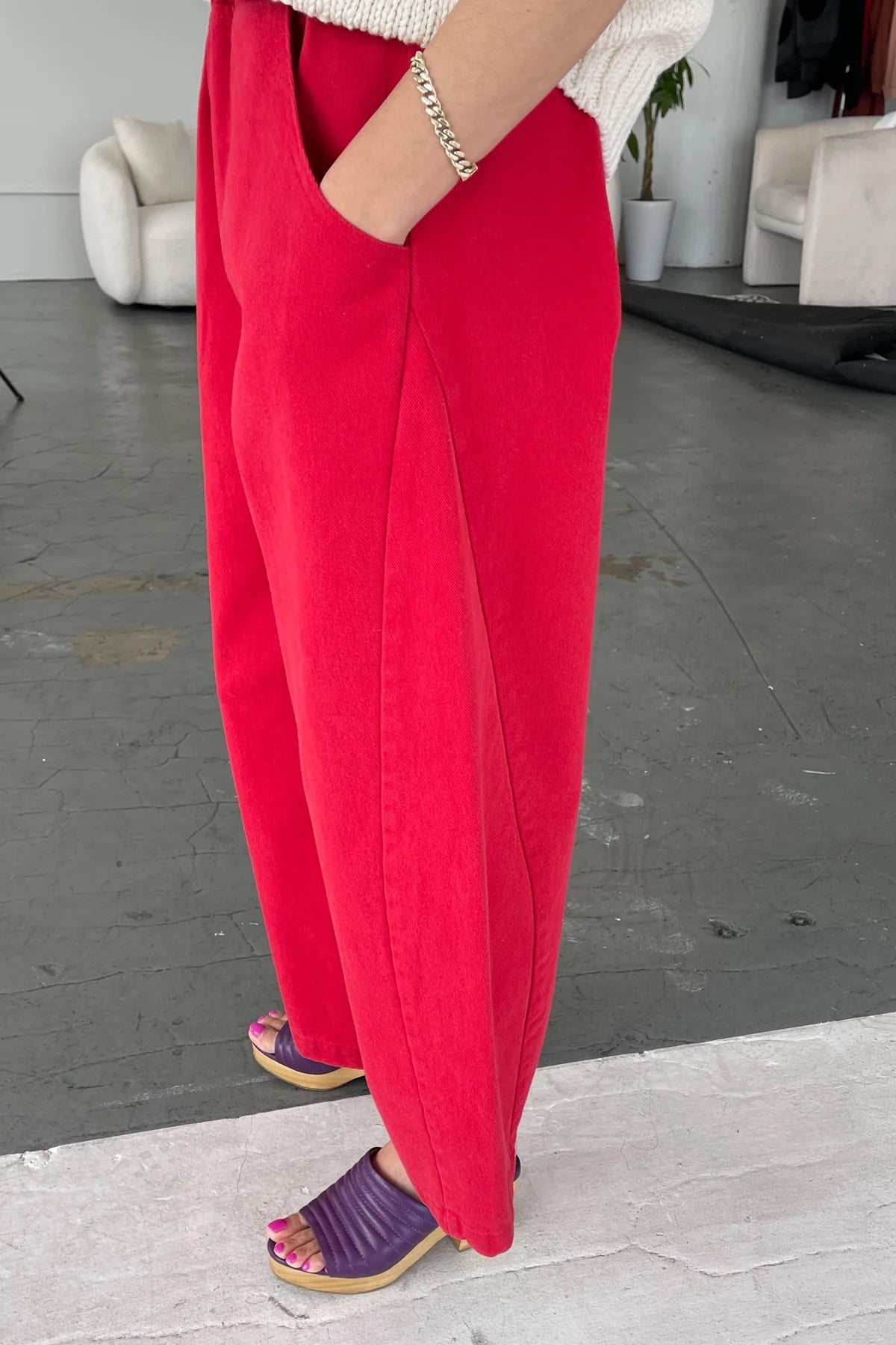 Le Bon Shoppe Arc Pants | Crayon Red