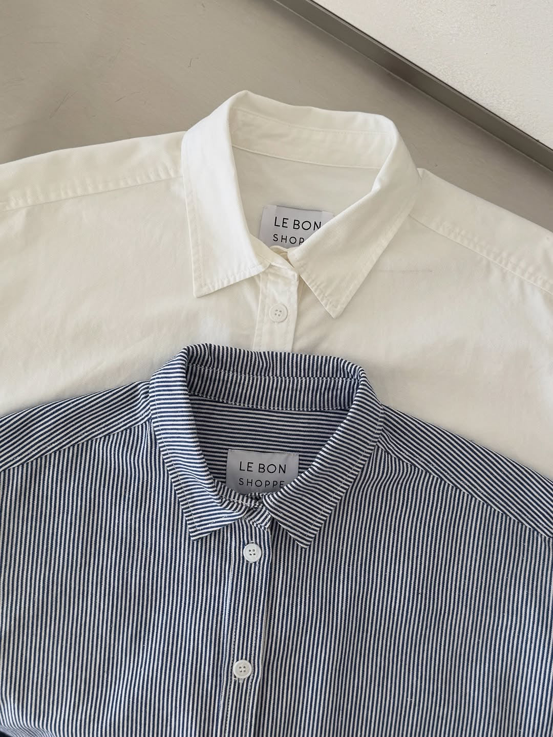 Le Bon Shoppe Owen Heavy Denim Shirt | Stripe