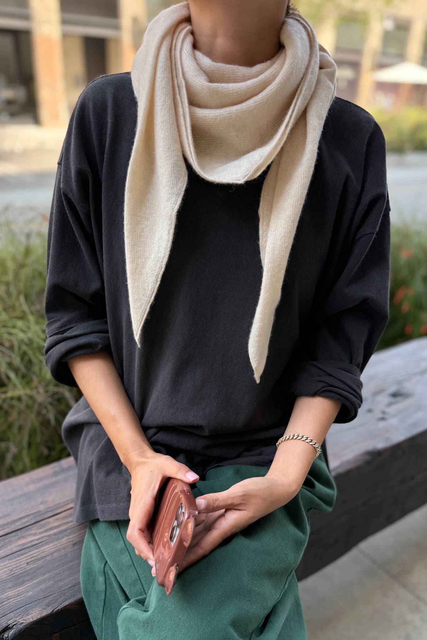 Le Bon Shoppe Cashmere Shawl | BLACK