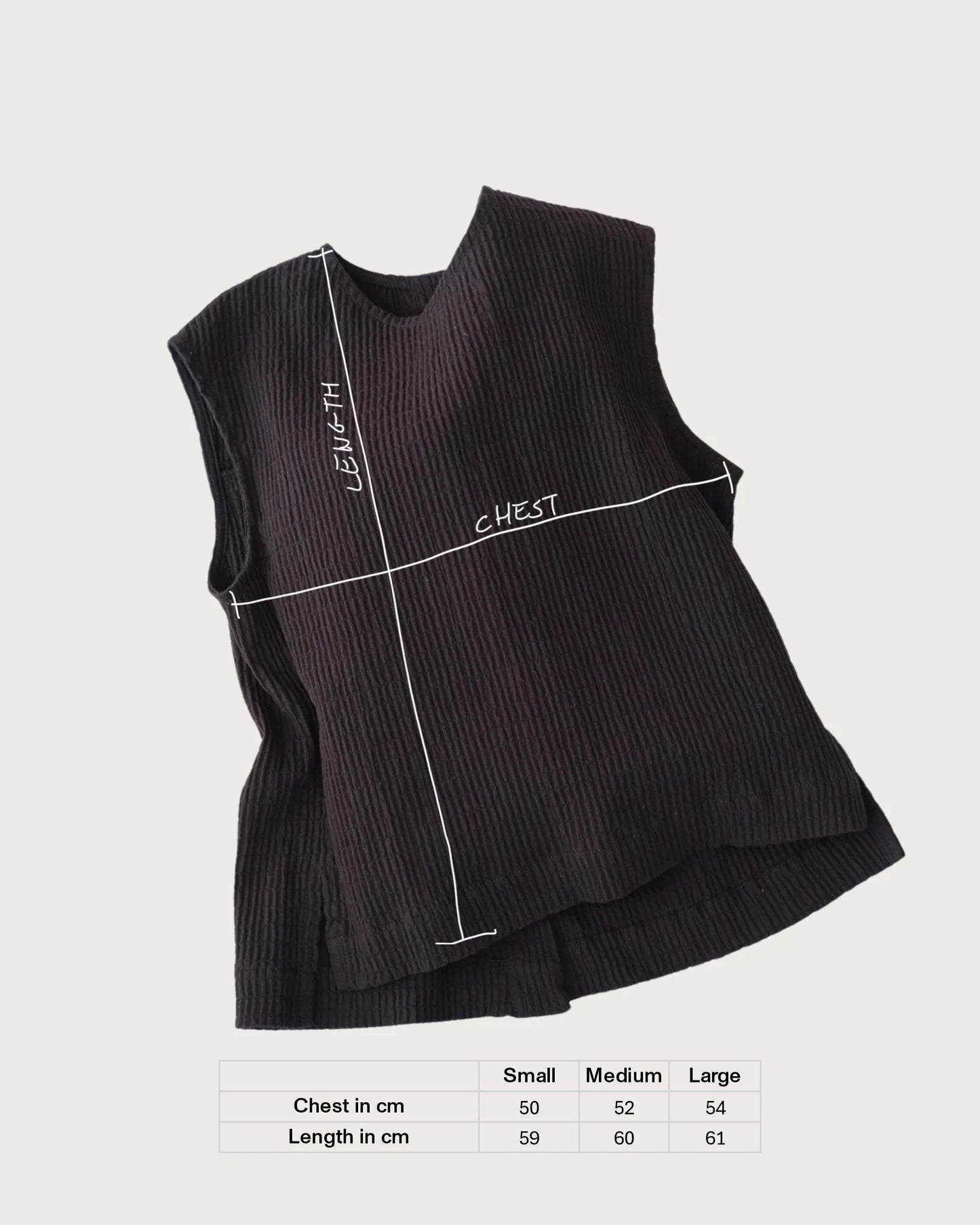 Studio Koter | CASS Mini Seersucker Vest | ADULT