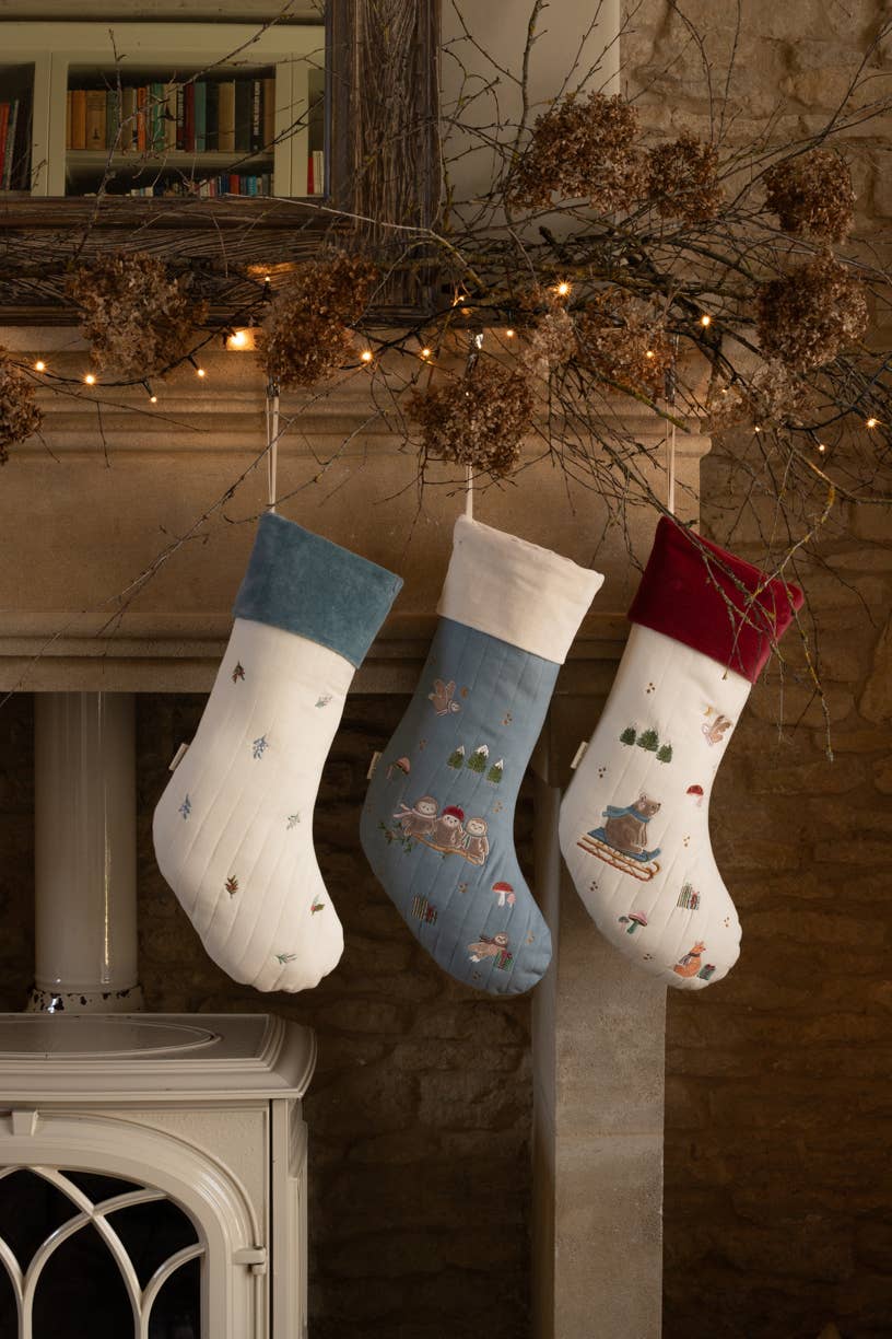 Christmas Stocking - Winter Sprigs