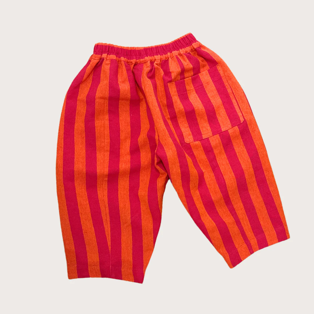 Studio Koter | MANU Linen Stripe Barrel Trousers