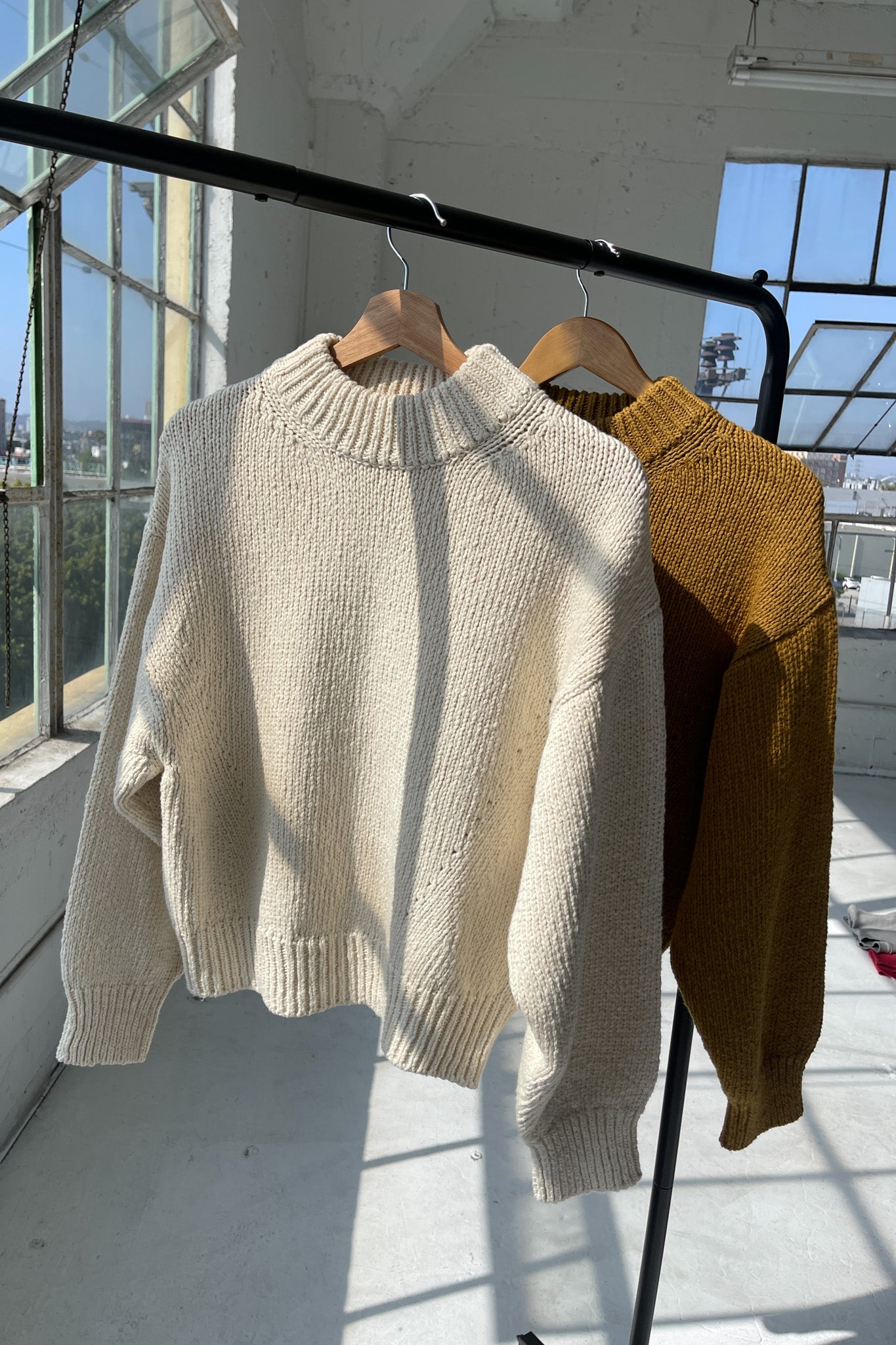 Le Bon Shoppe Zoe Cotton Sweater | Dijon
