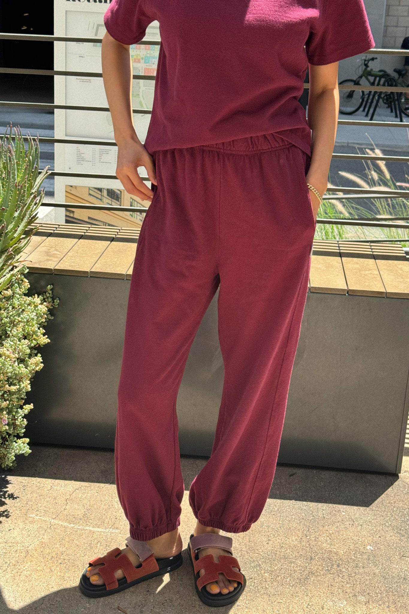 Le Bon Shoppe Balloon Pants | Cabernet