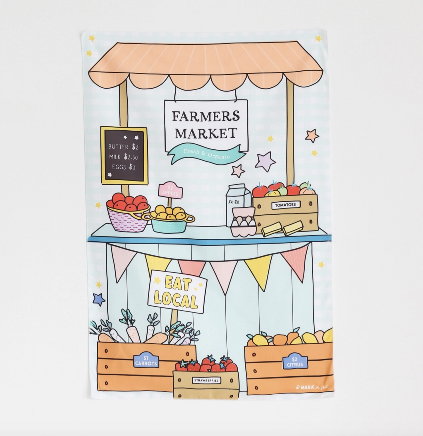 Farmers Market Play Scene