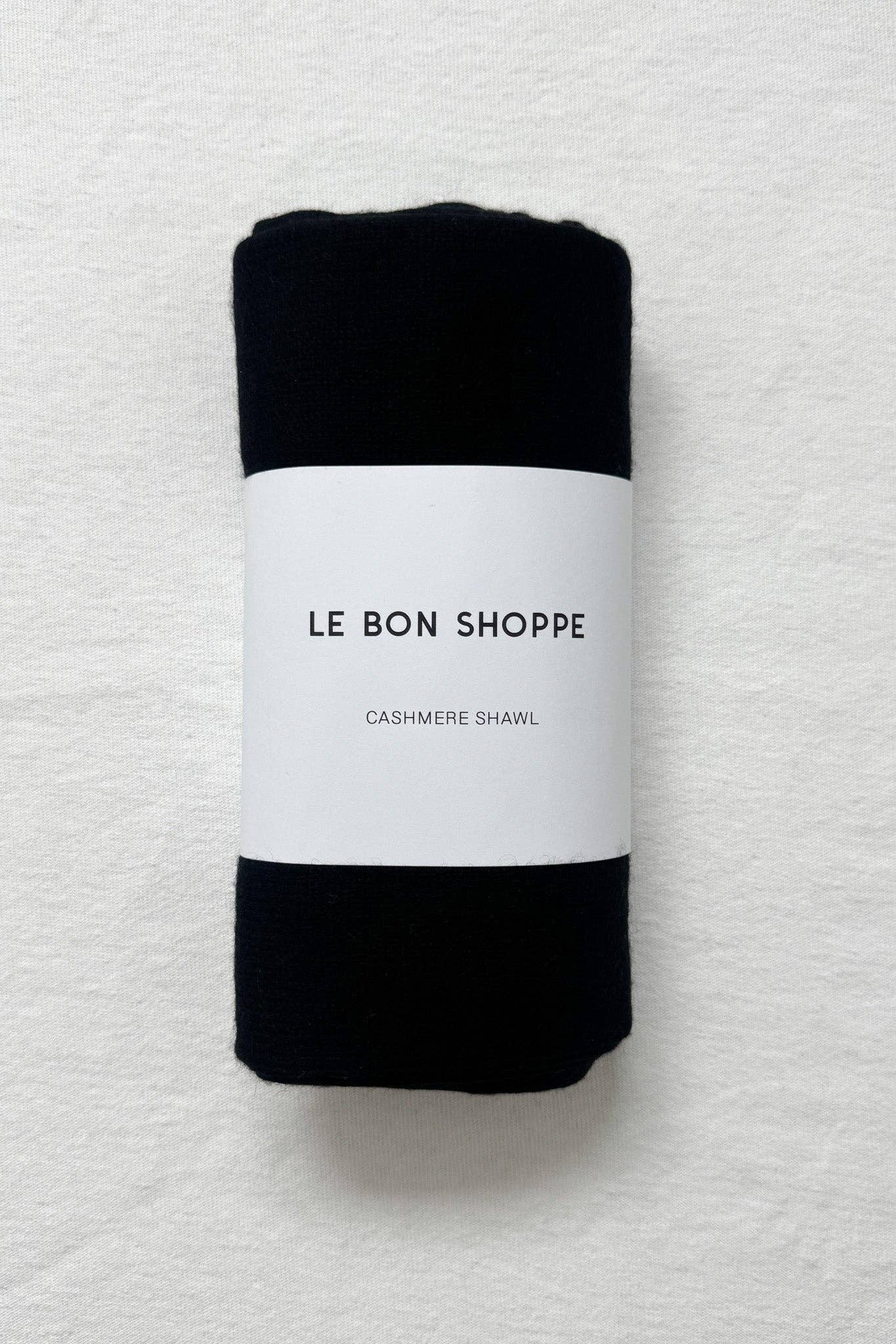 Le Bon Shoppe Cashmere Shawl | BLACK