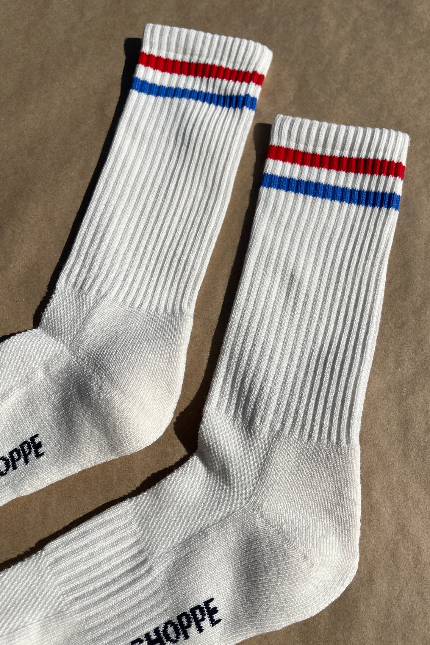 Le Bon Shoppe Extended Boyfriend Socks | Milk