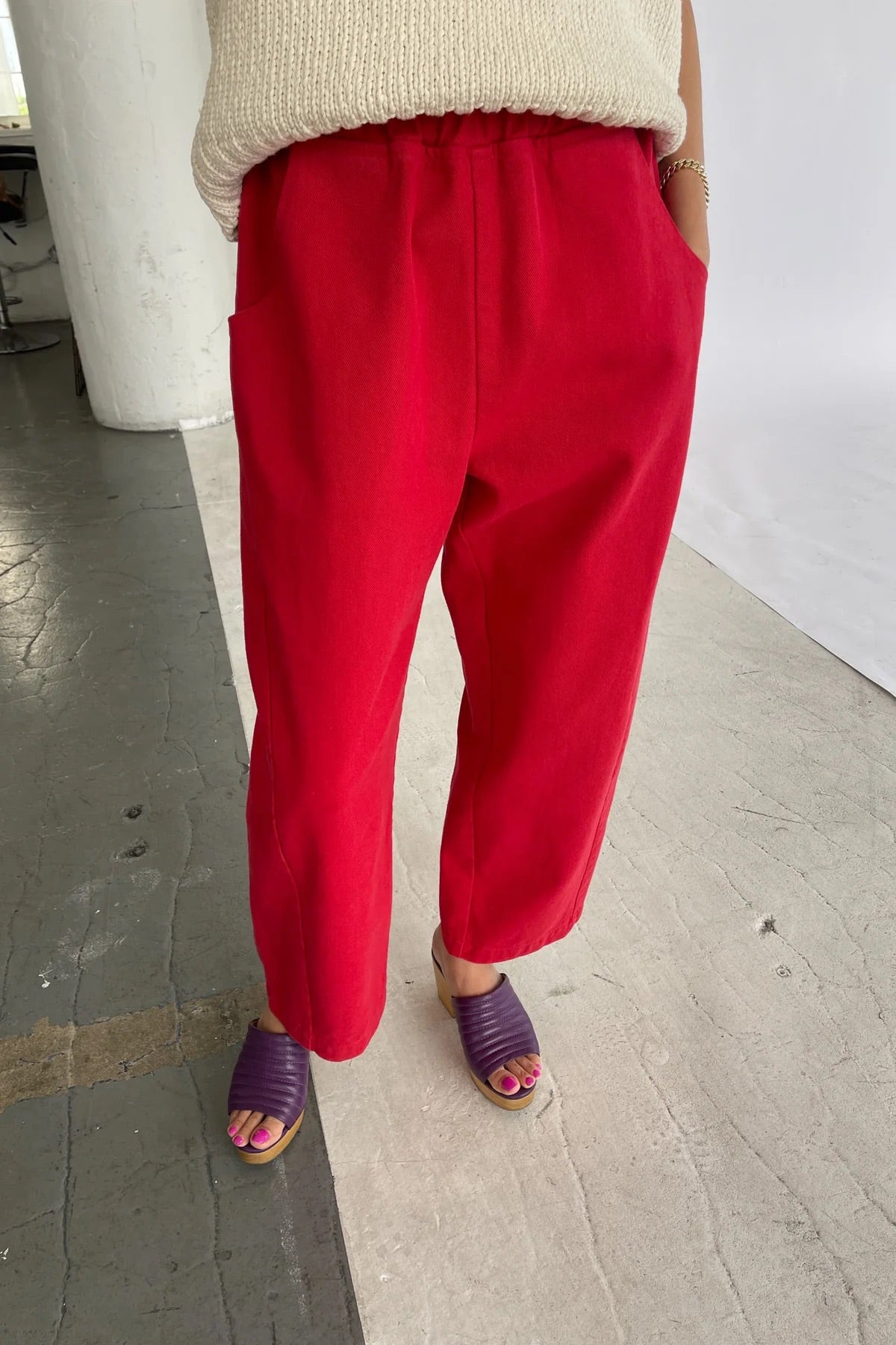 Le Bon Shoppe Arc Pants | Crayon Red