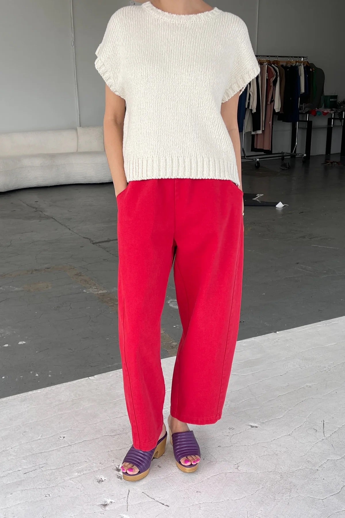 Le Bon Shoppe Arc Pants | Crayon Red
