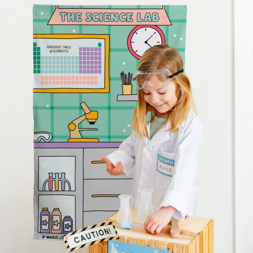 Science Lab Play Scene