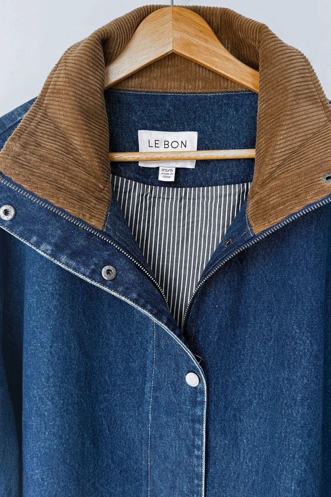 Blair Jacket | Blue Denim