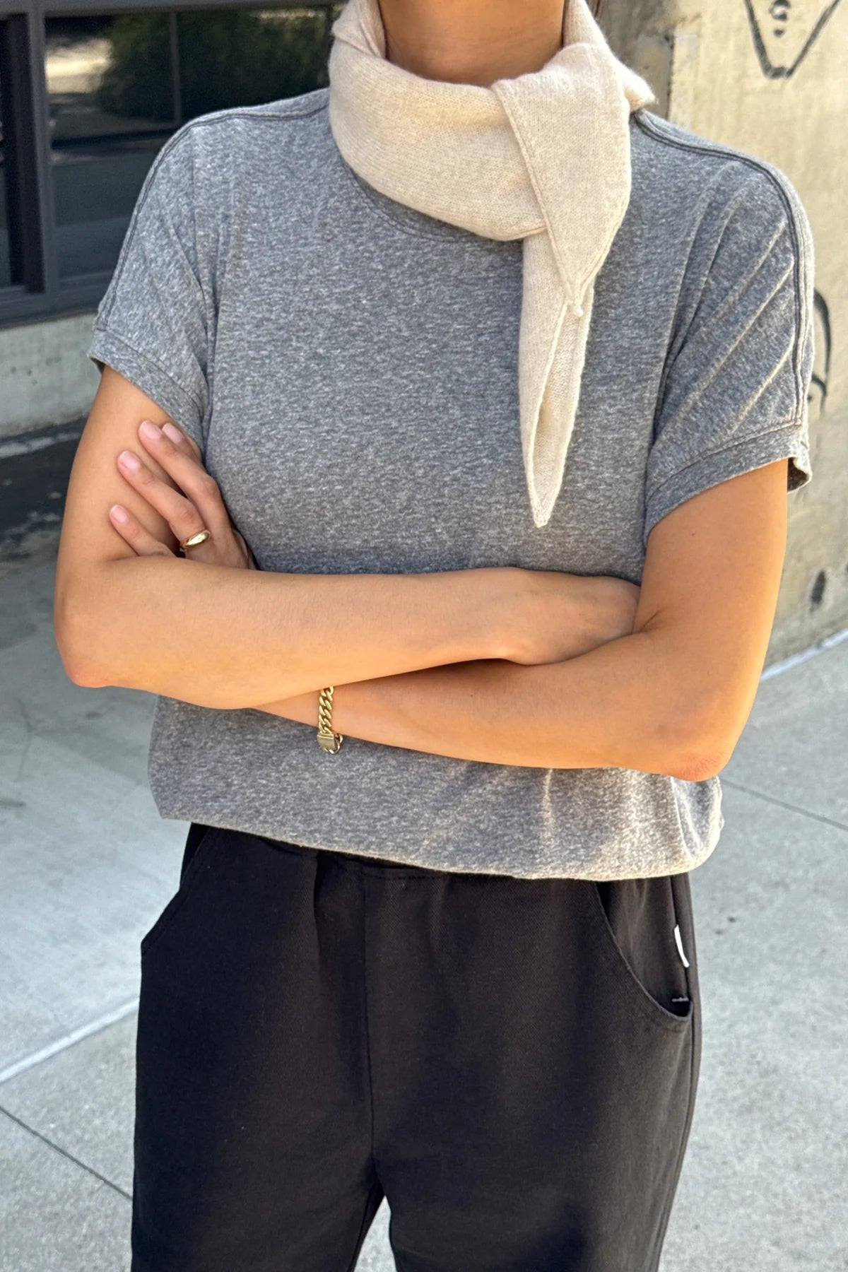 Le Bon Shoppe Ease Tee | Heather Grey