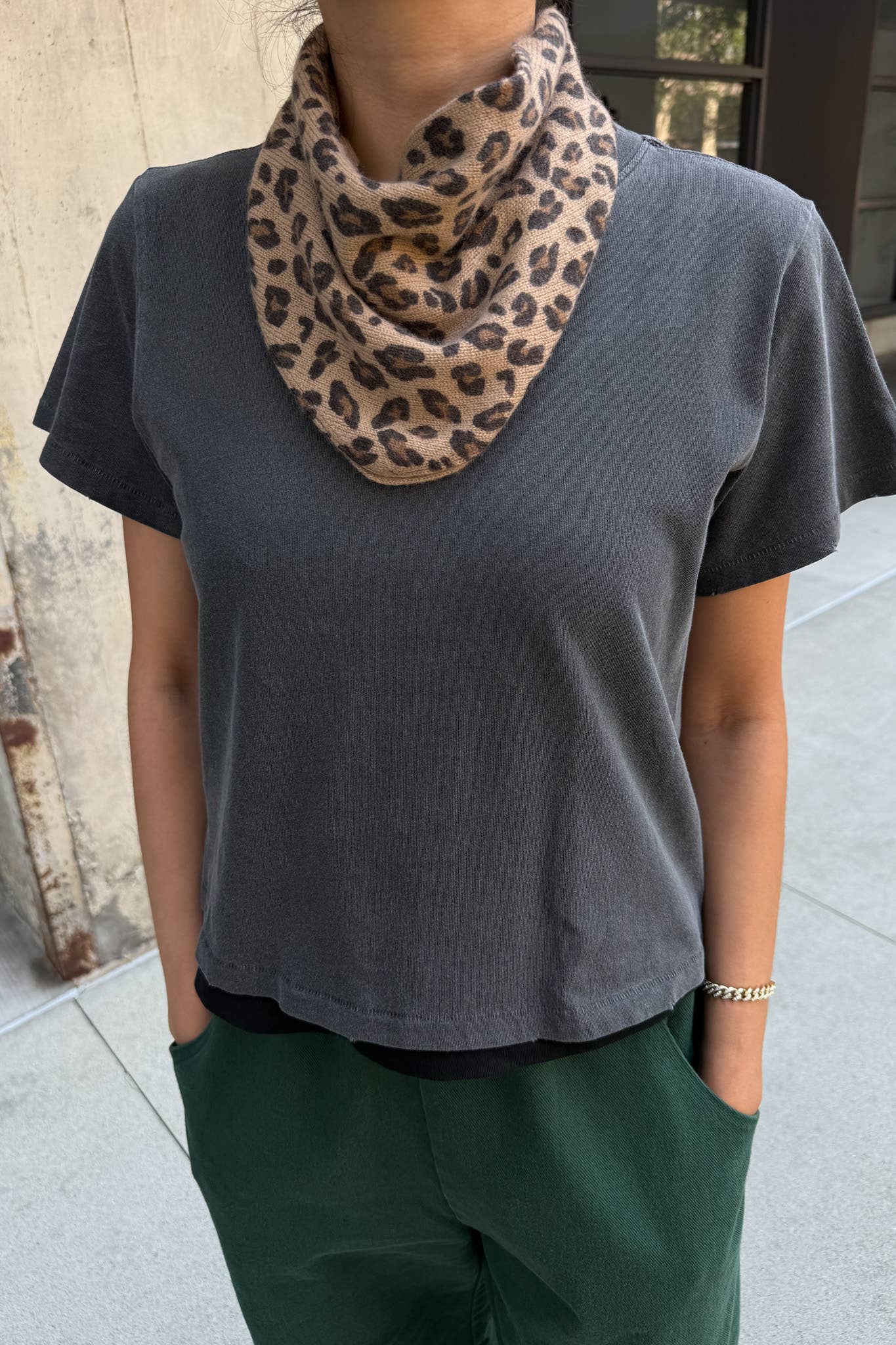 Le Bon Shoppe Cashmere Bandana | LEOPARD