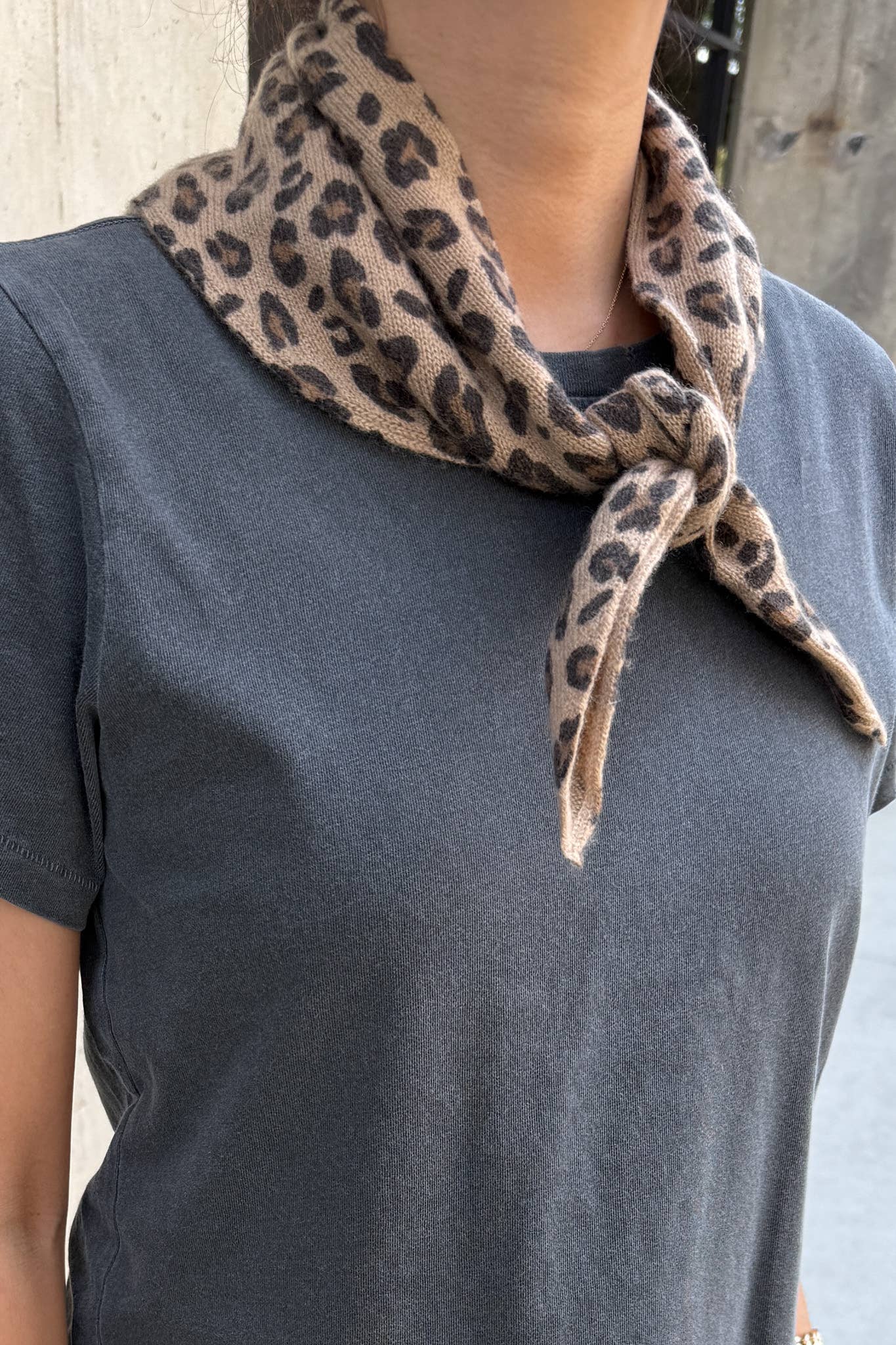 Le Bon Shoppe Cashmere Bandana | LEOPARD