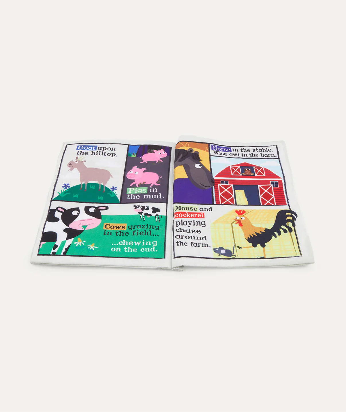 Nursery Times Crinkly Newspaper | Farm Animals