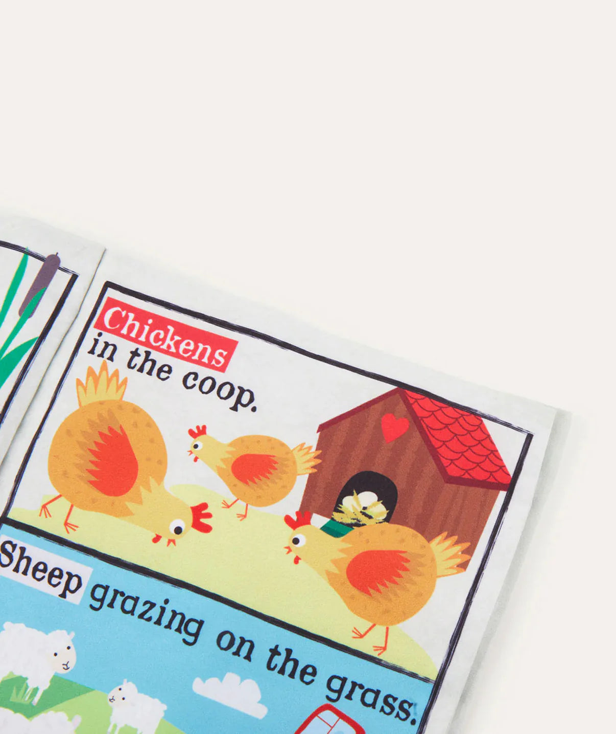 Nursery Times Crinkly Newspaper | Farm Animals