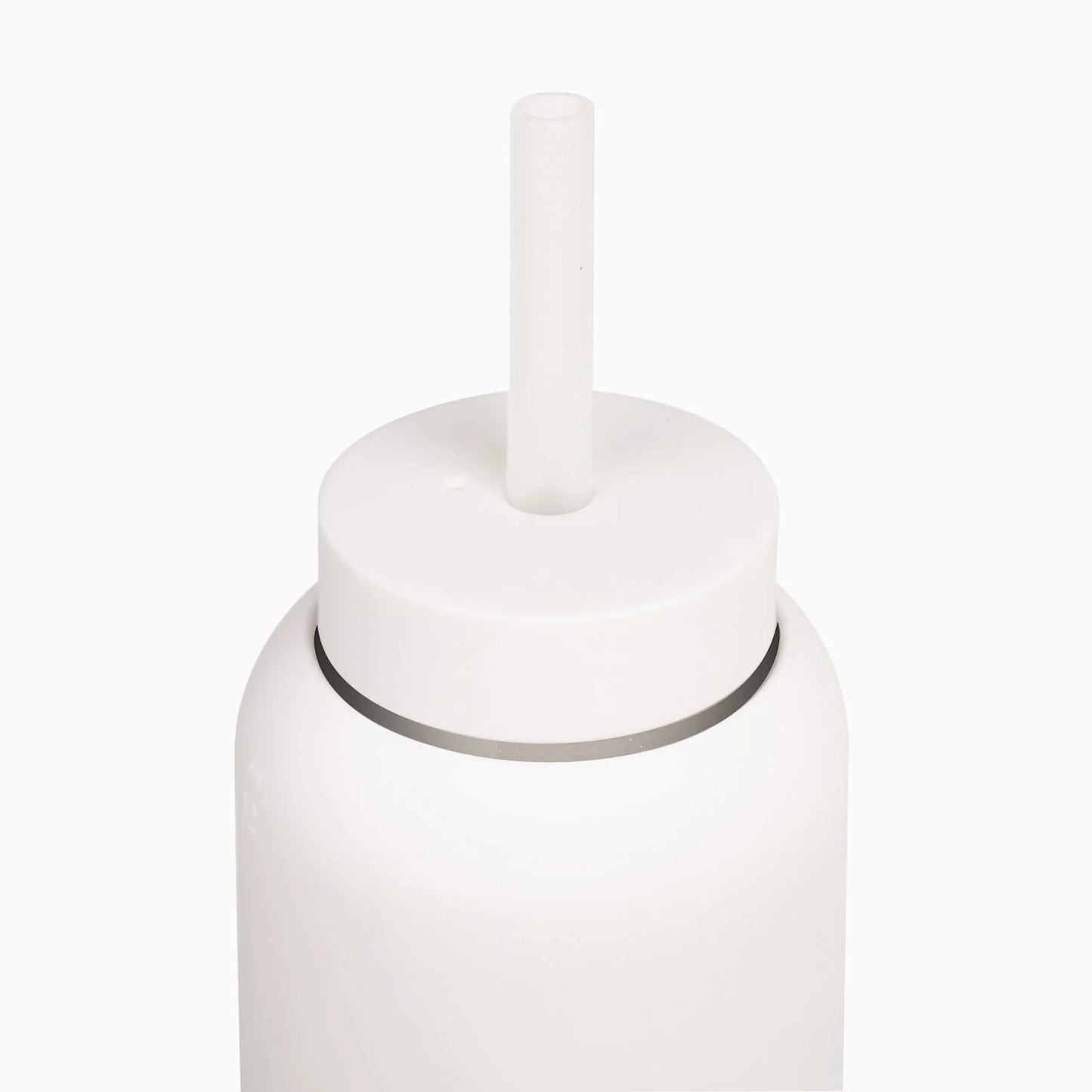 Lounge Straw & Cap | White