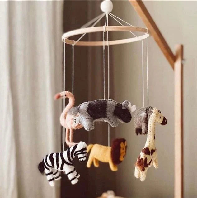 Gamcha | Felt Safari Animal Mobile