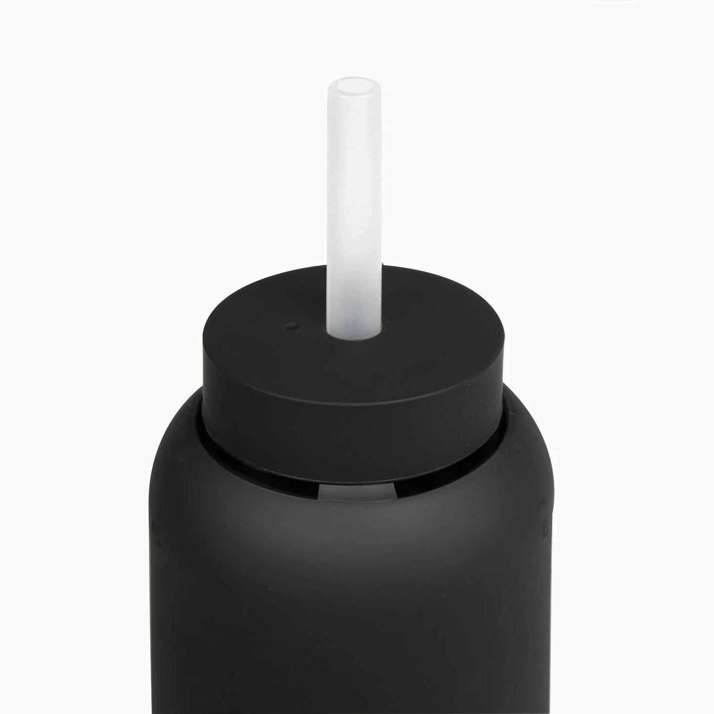 Lounge Straw & Cap | Black