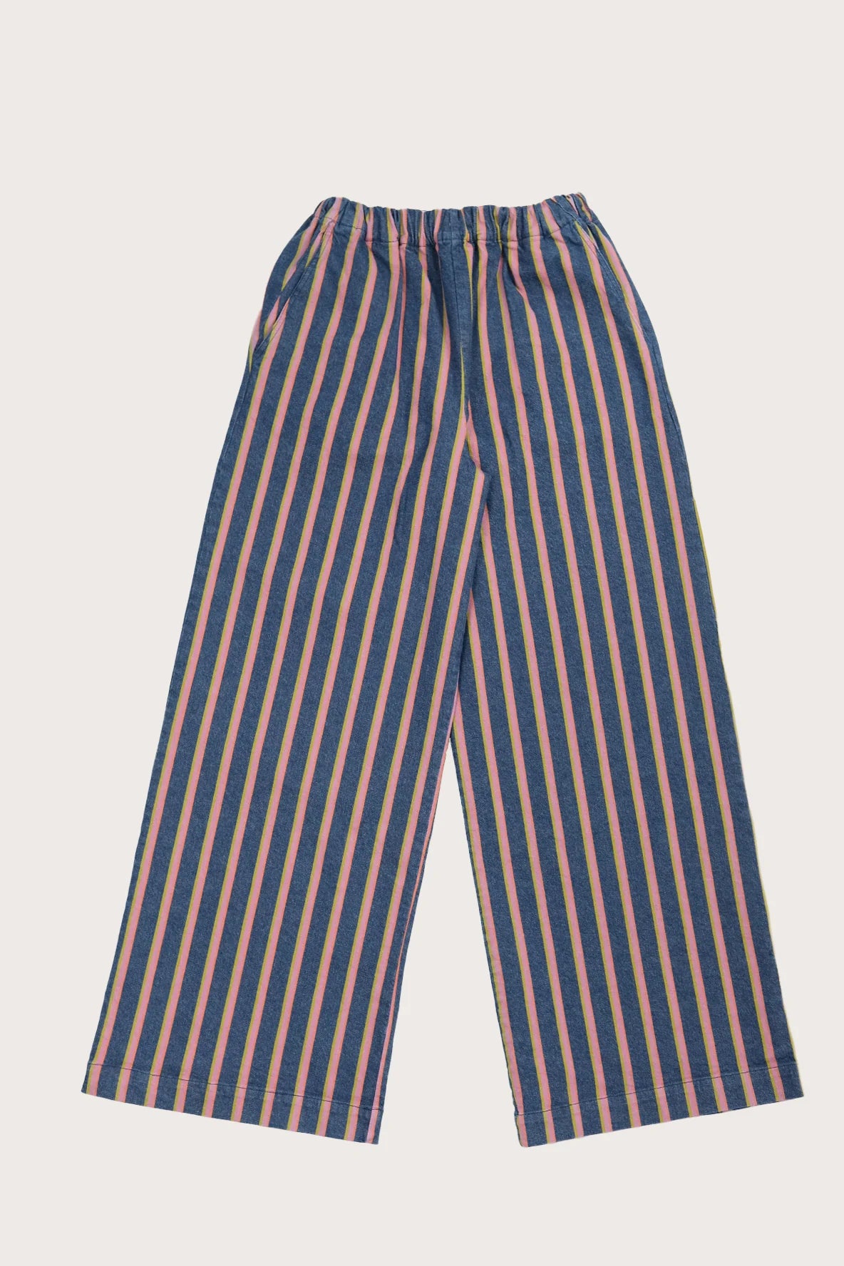 Studio Koter | EVER Denim Wide Leg Striped Trousers | ADULT
