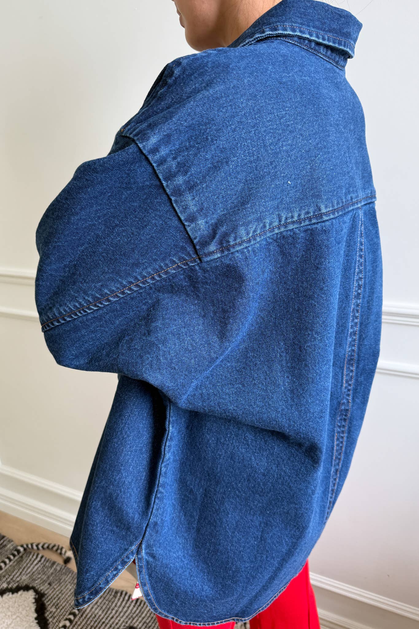 Le Bon Shoppe Owen Heavy Denim Shirt | DARK DENIM