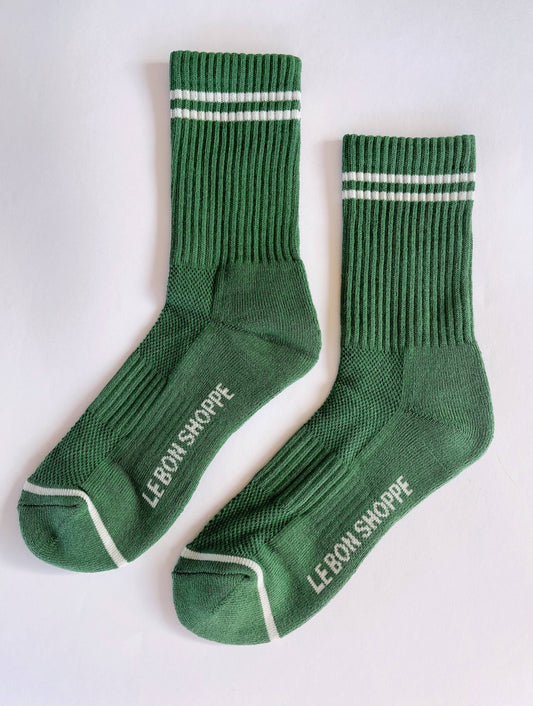 Boyfriend Socks | Moss