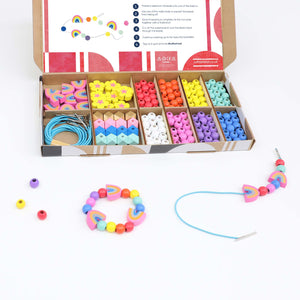 Rainbow & Flower Bracelet Making Kit