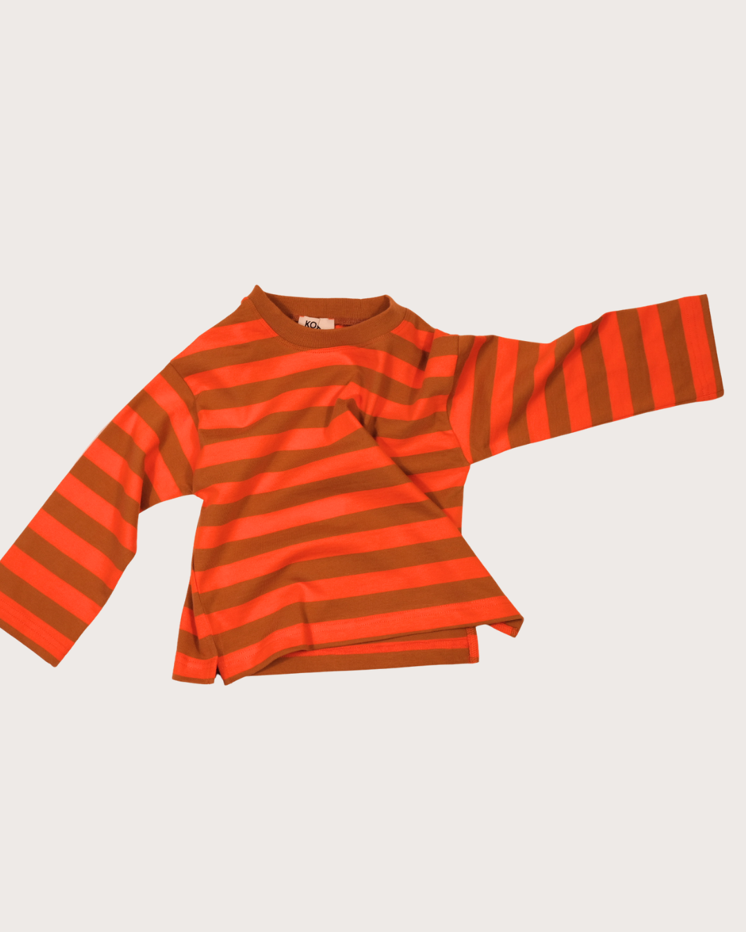 YUKI Orange Stripe Tee