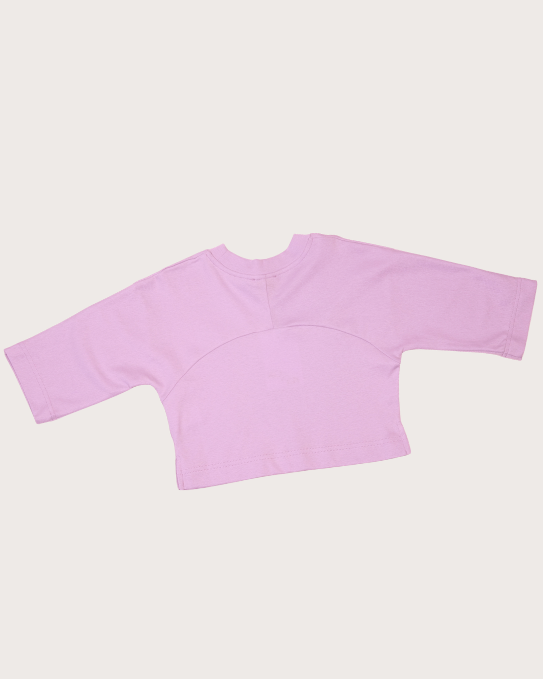 RORY Long Sleeve Cottton Rib T-Shirt | LILAC