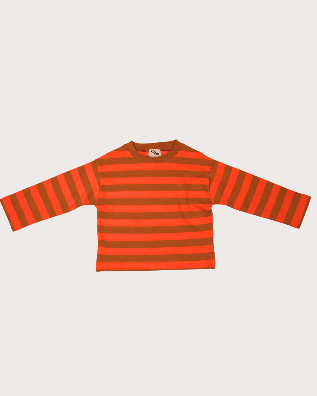 YUKI Orange Stripe Tee