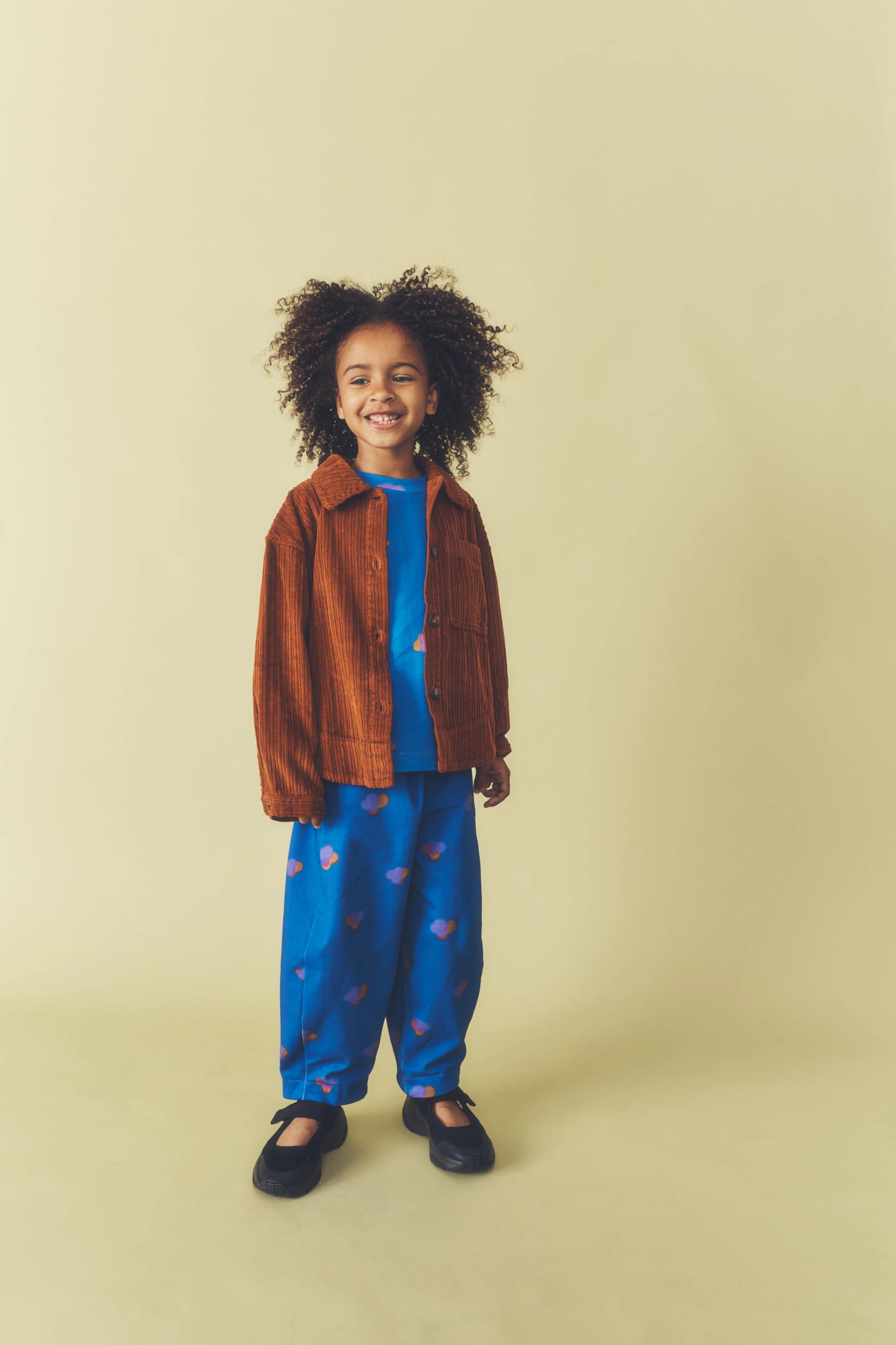 MANU Jersey Printed Barrel Leg Trousers