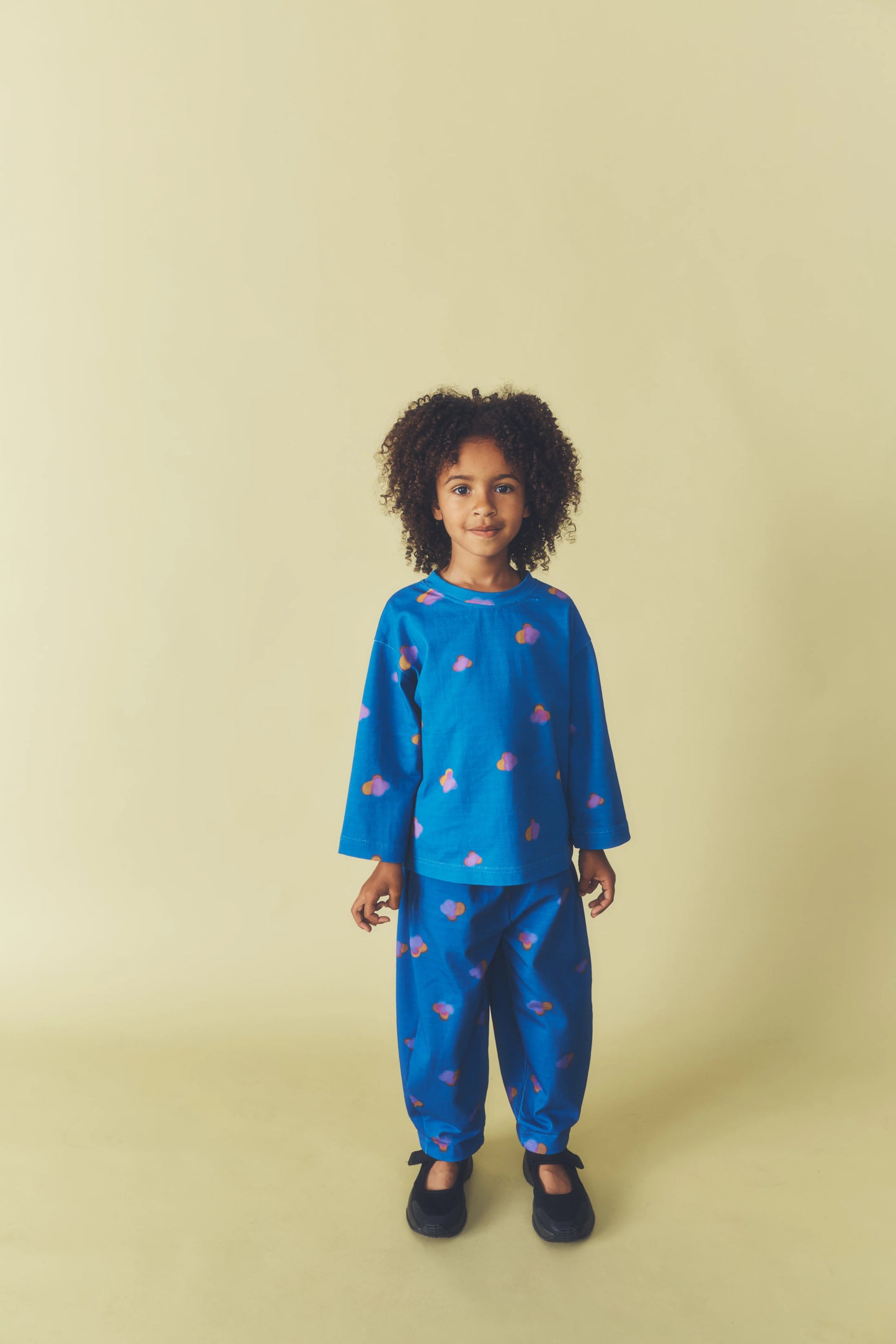 MANU Jersey Printed Barrel Leg Trousers