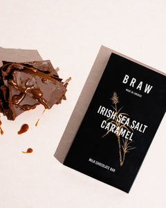 Braw | Irish Sea Salt Caramel Bar 100g