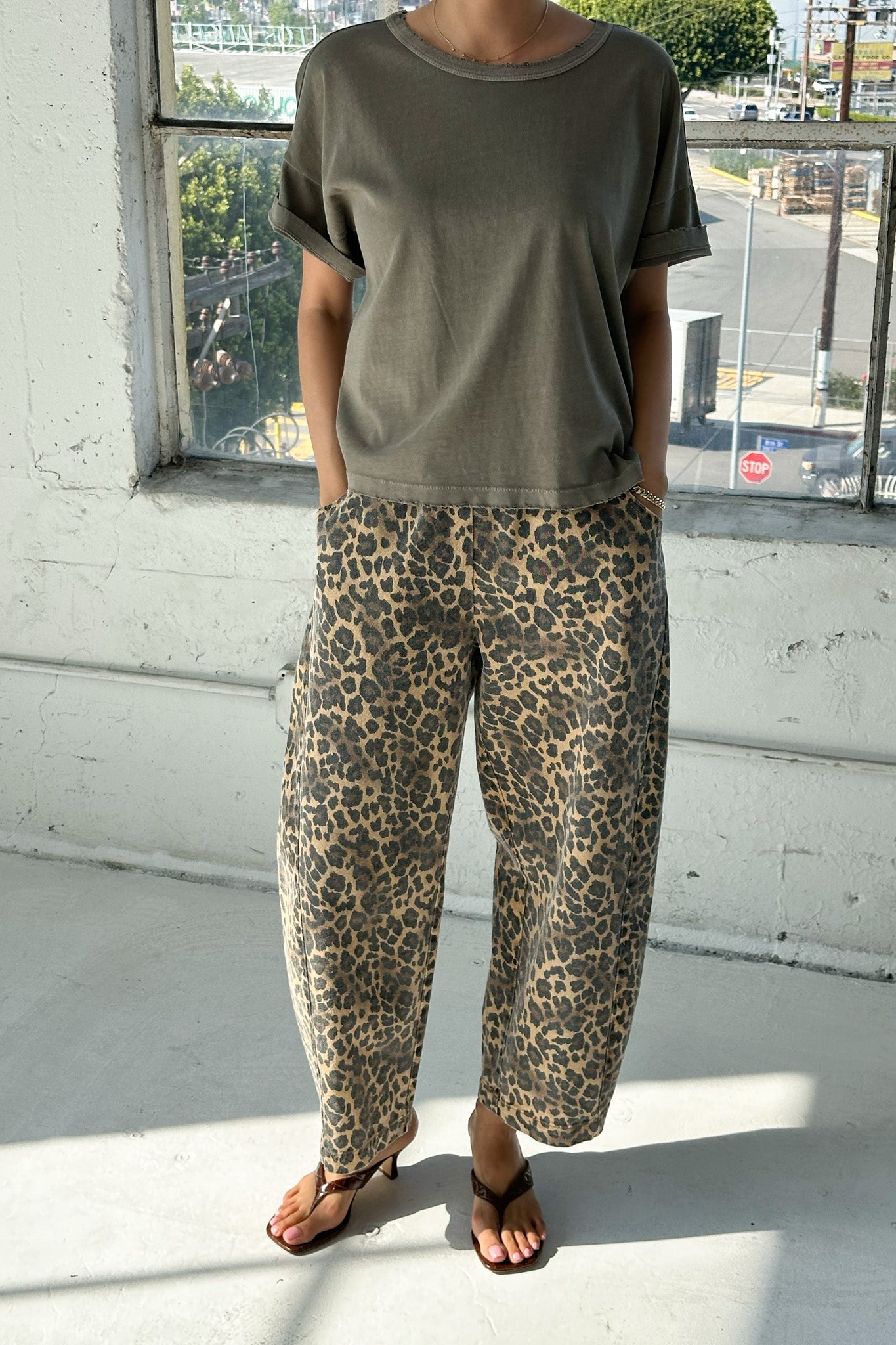 Le Bon Shoppe Arc Pants | Leopard