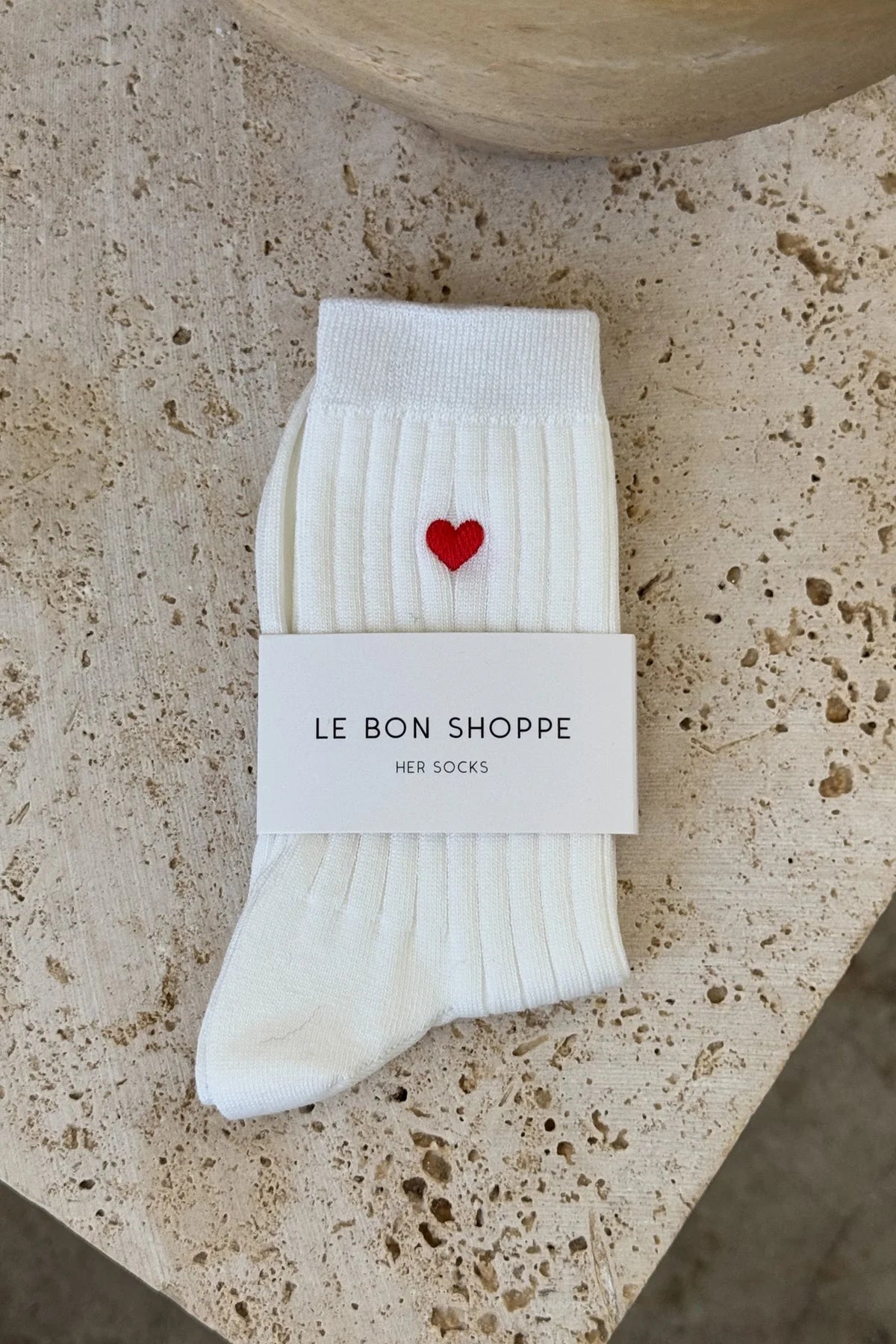 Le Bon Shoppe Her Socks | White