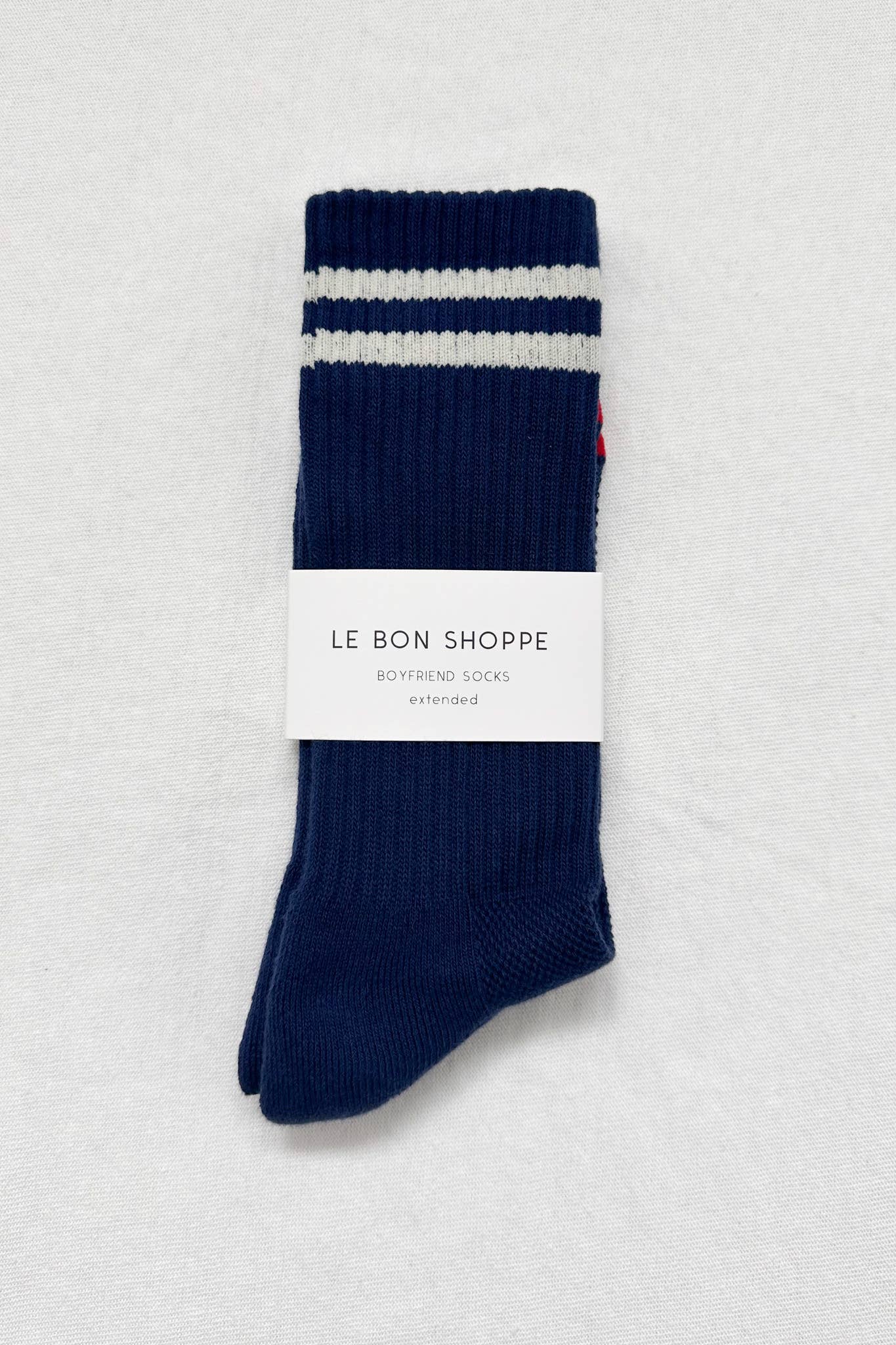 Extended Boyfriend Socks | Navy
