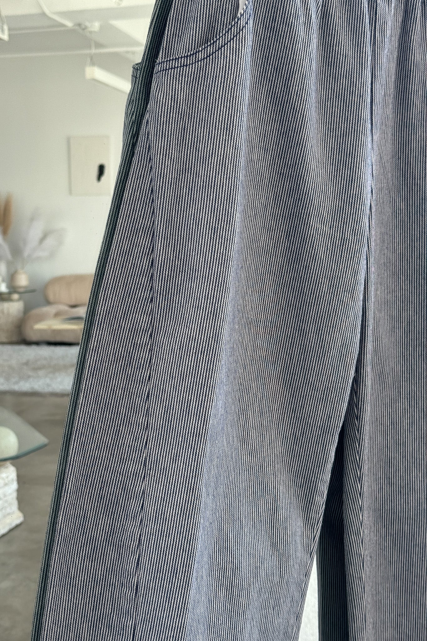 Le Bon Shoppe Arc Pants | Blue Stripe
