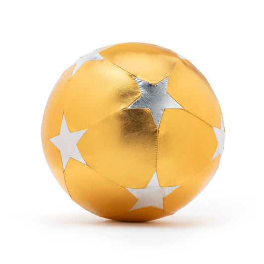 The Fabric Star Ball | Gold and Silver 30cm
