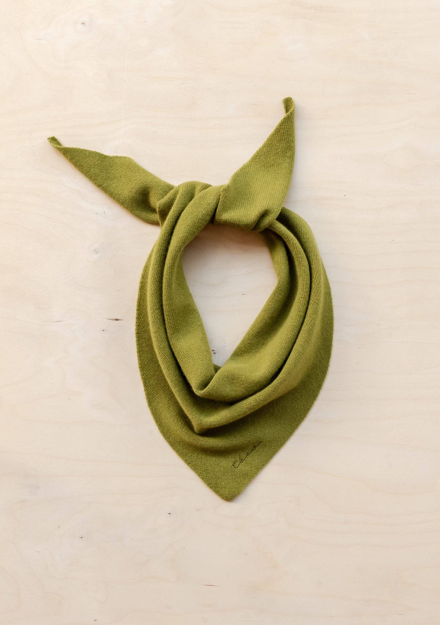 TBCo Merino Triangle Scarf | Olive