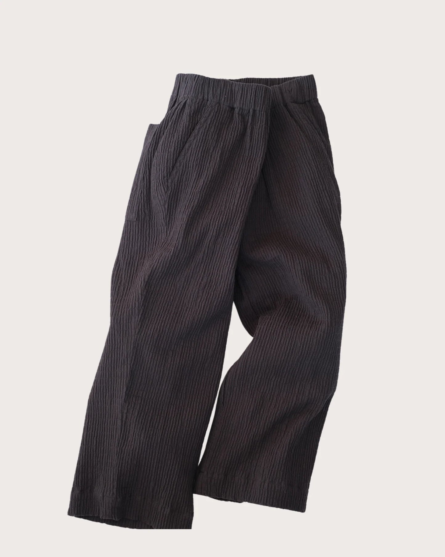 Studio Koter |EVER Mini Seersucker Wide Trousers