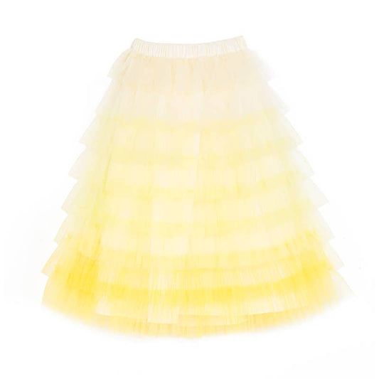 Ruffled skirt | Yellow