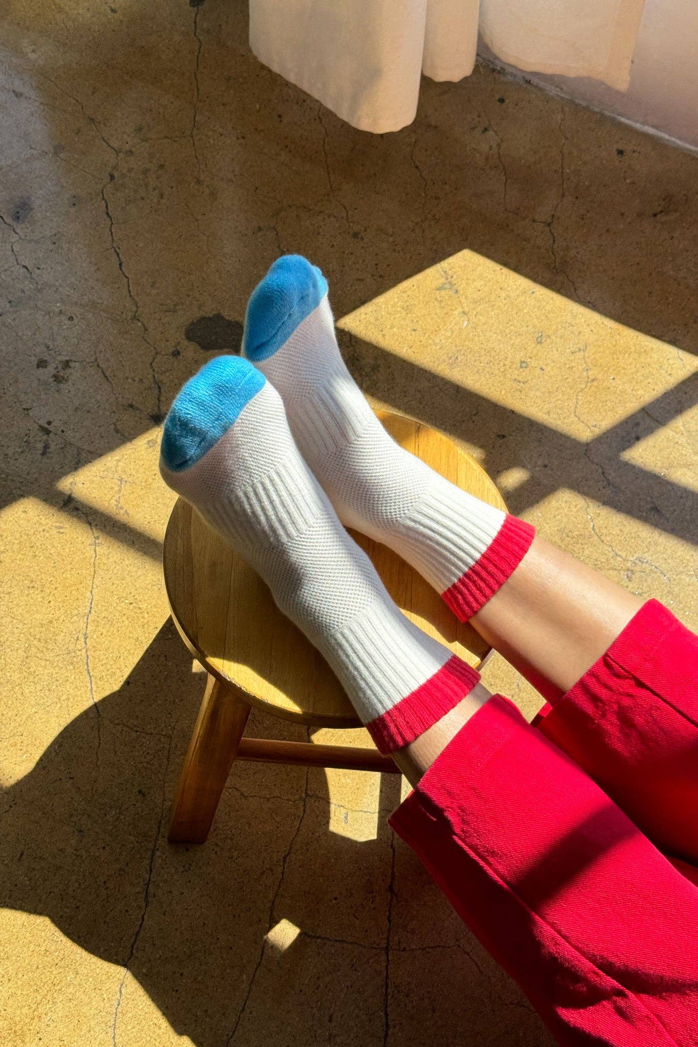 Color Block Girlfriend Socks | Black Coffee