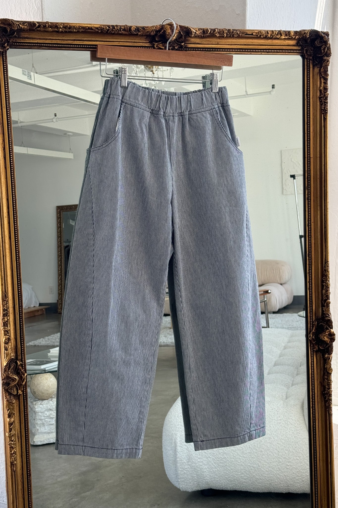 Le Bon Shoppe Arc Pants | Blue Stripe