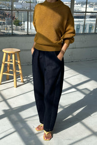 Zoe Cotton Sweater | Dijon