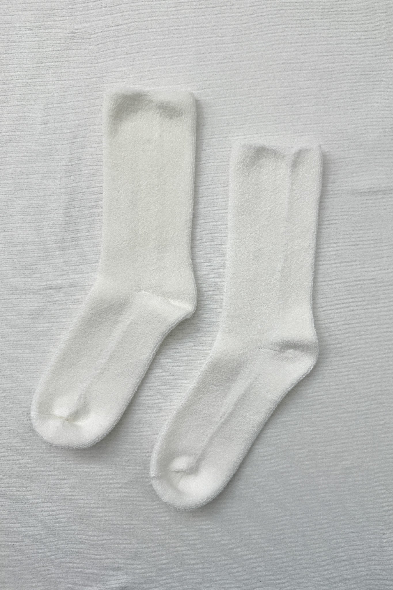 Extended Cloud Socks | Classic White