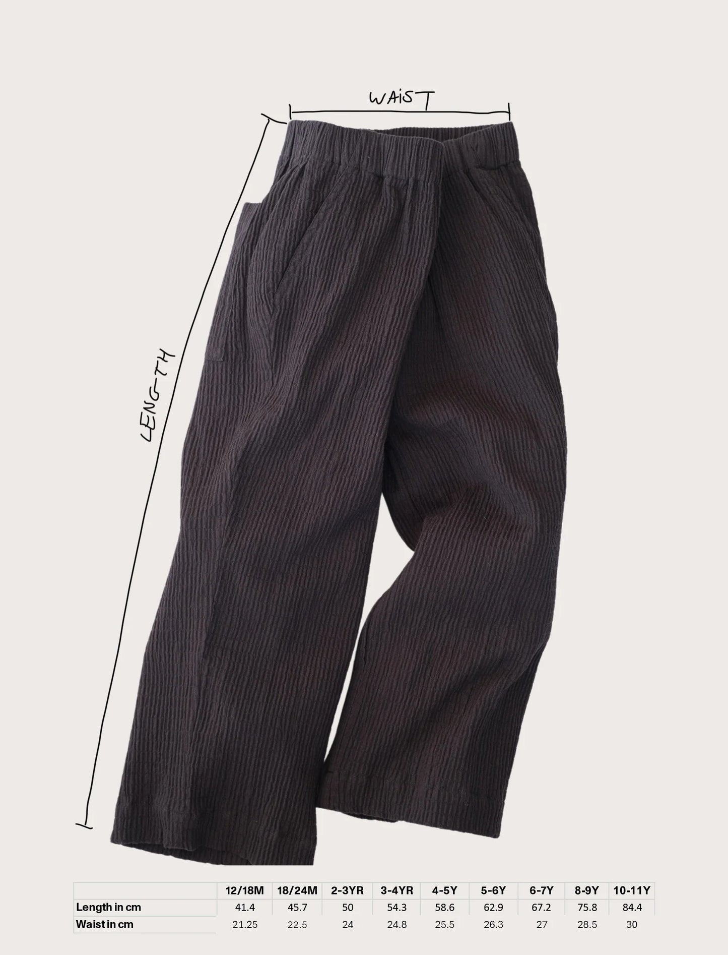Studio Koter |EVER Mini Seersucker Wide Trousers