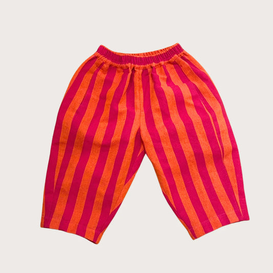 Studio Koter | MANU Linen Stripe Barrel Trousers