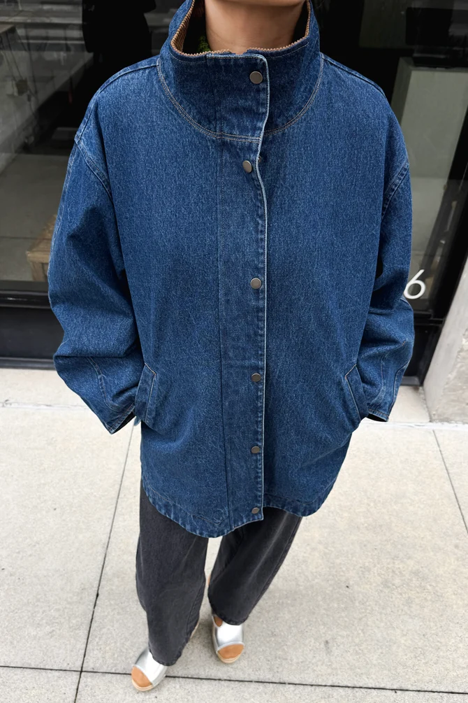 Blair Jacket | Blue Denim