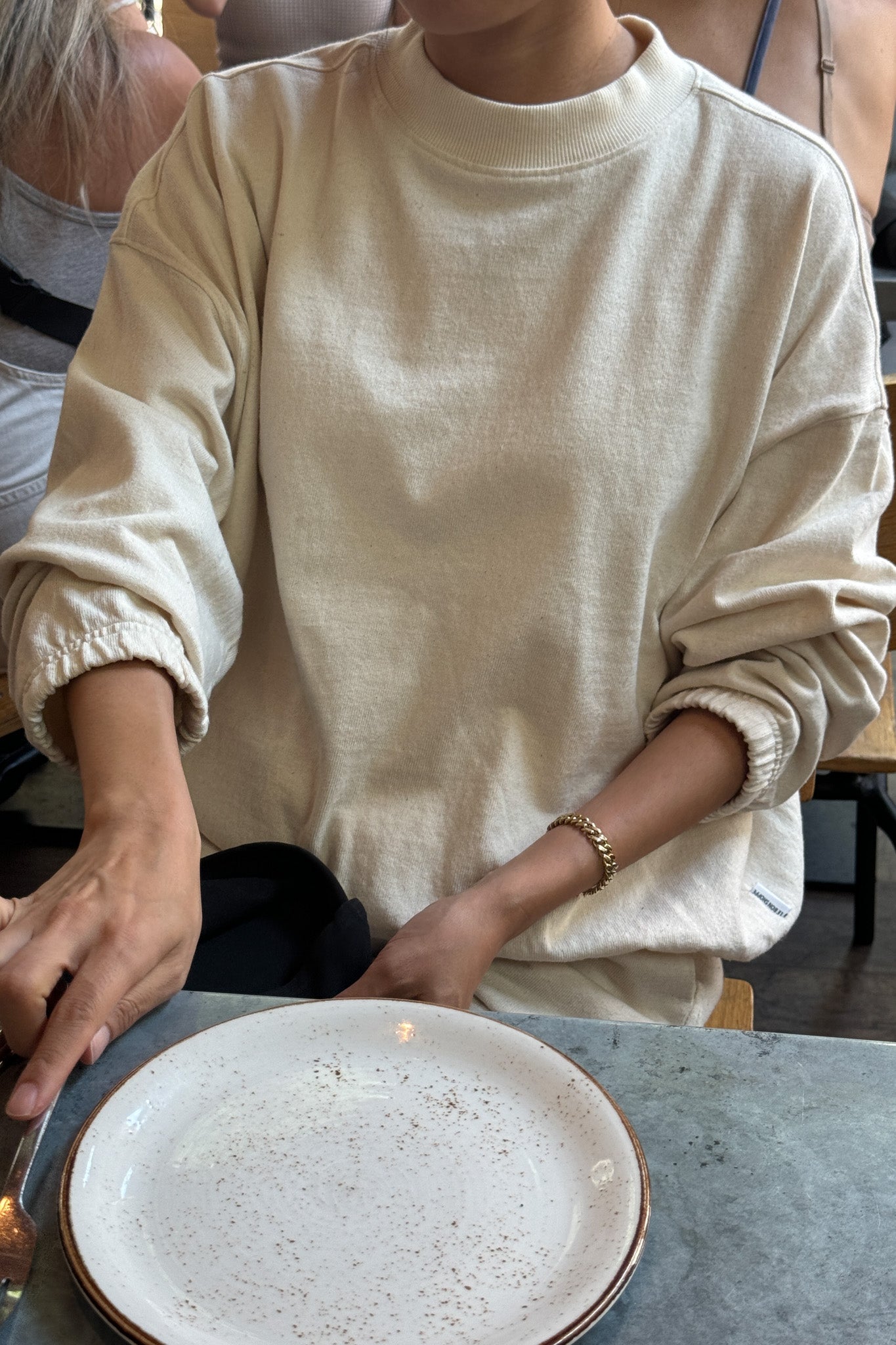 Le Bon Shoppe Daisy Long Sleeve Top | Naturel